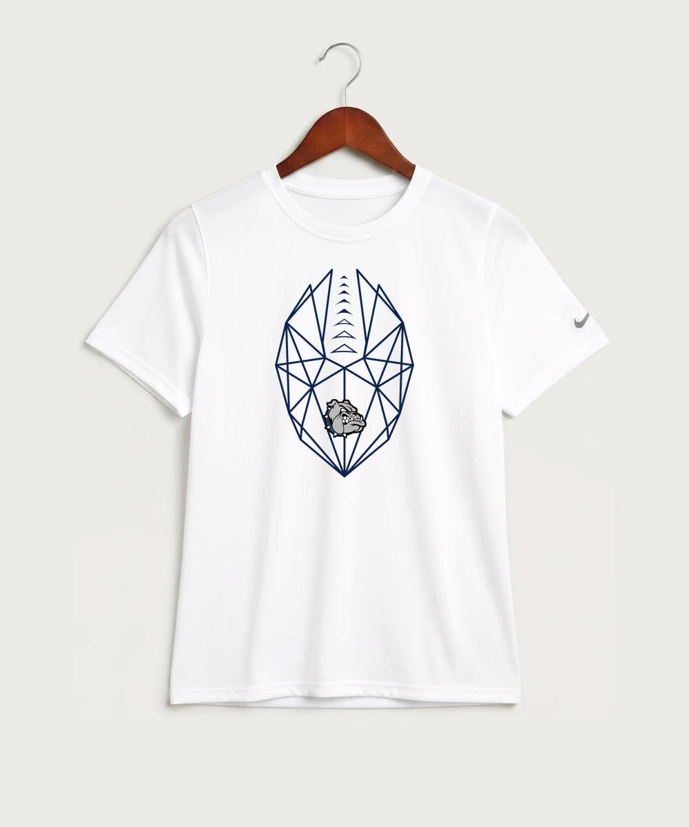 Sargent County High School Football (Boys) - White Nike Youth Swoosh Sleeve rLegend Tee NKDX8787