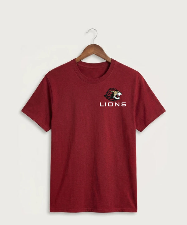 Spring Grove High School Football (Boys) - Cardinal Port & Co Core Cotton Tee. PC54