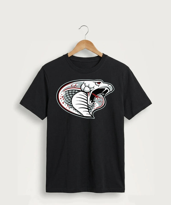 Triton High School Volleyball (Girls) - Jet Black Port & Co Core Cotton Tee. PC54