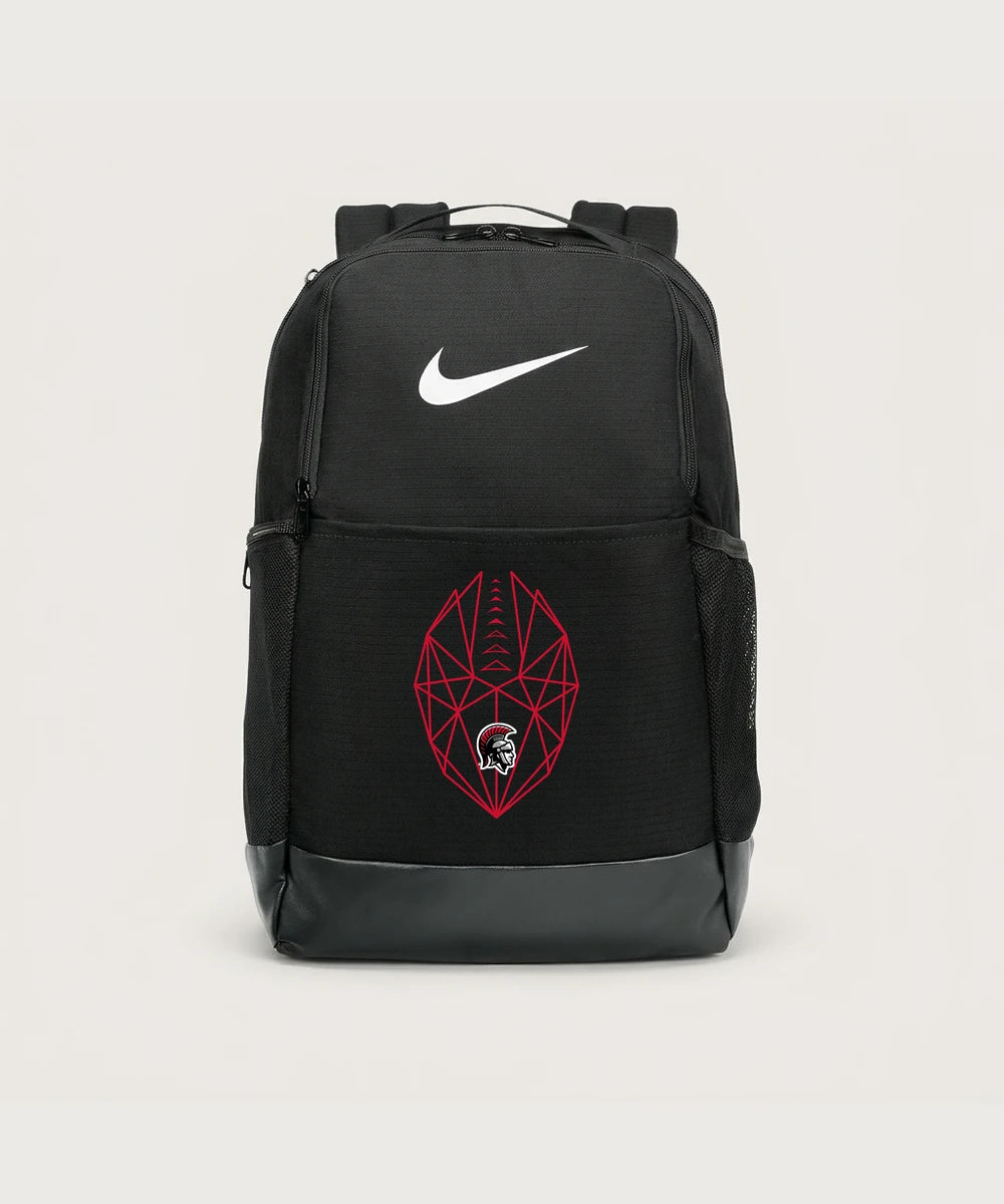 Worthington High School Football (Boys) - Black Nike Brasilia Medium Backpack NKDH7709