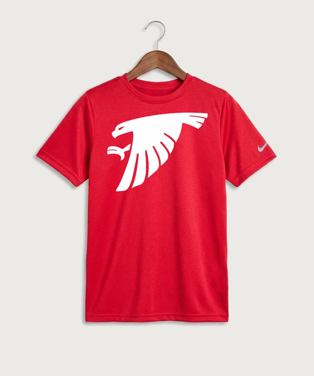GF E2E Test 03 Girls Basketball - University Red Nike Youth Swoosh Sleeve rLegend Tee NKDX8787