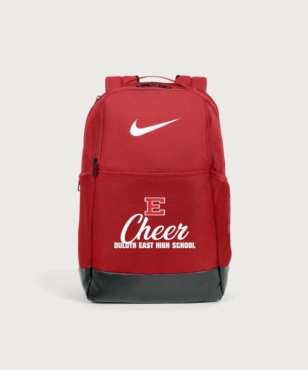 Duluth East High School Cheer (Coed) - University Red Nike Brasilia Medium Backpack NKDH7709