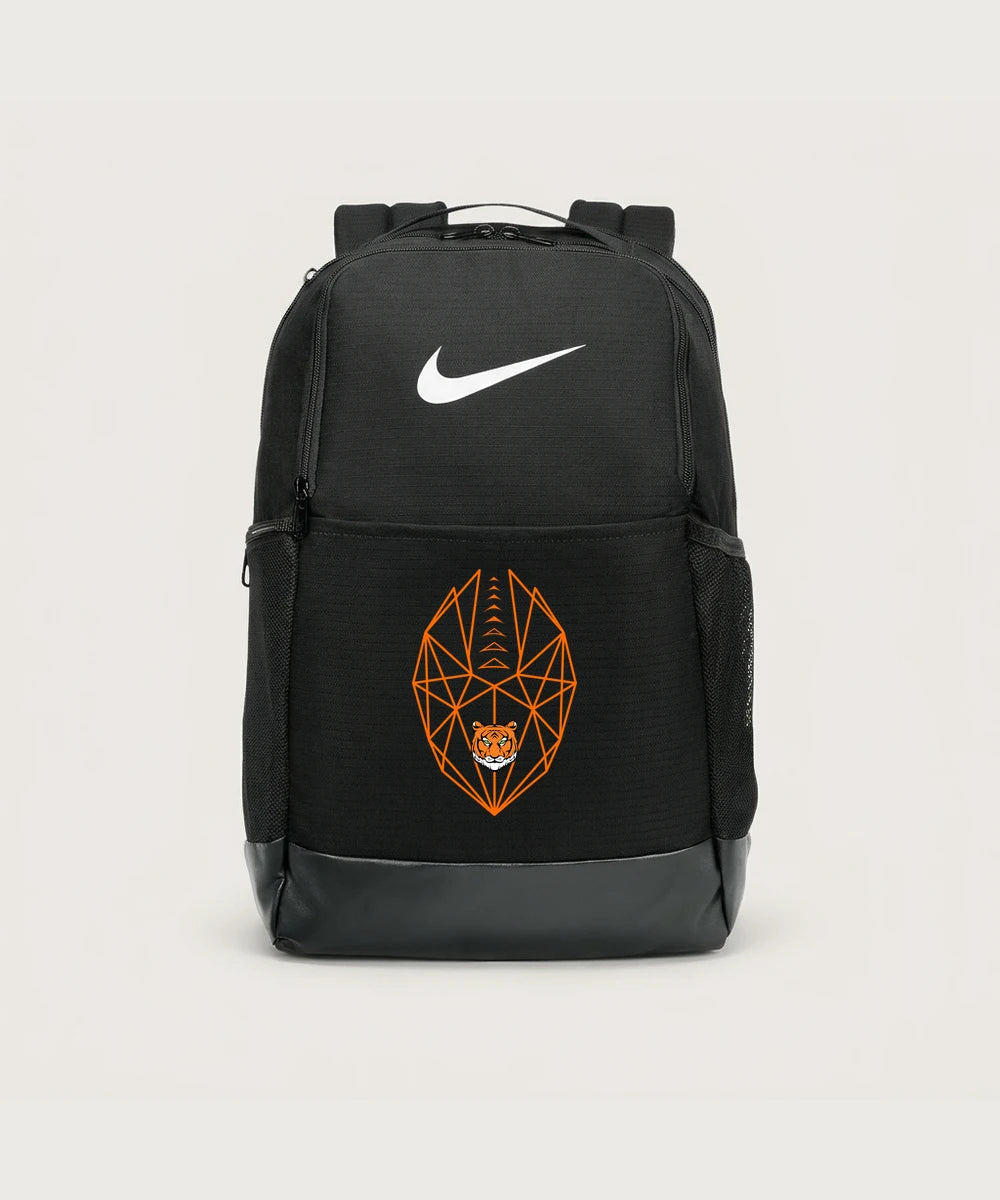 Princeton High School Football (Boys) - Black Nike Brasilia Medium Backpack NKDH7709