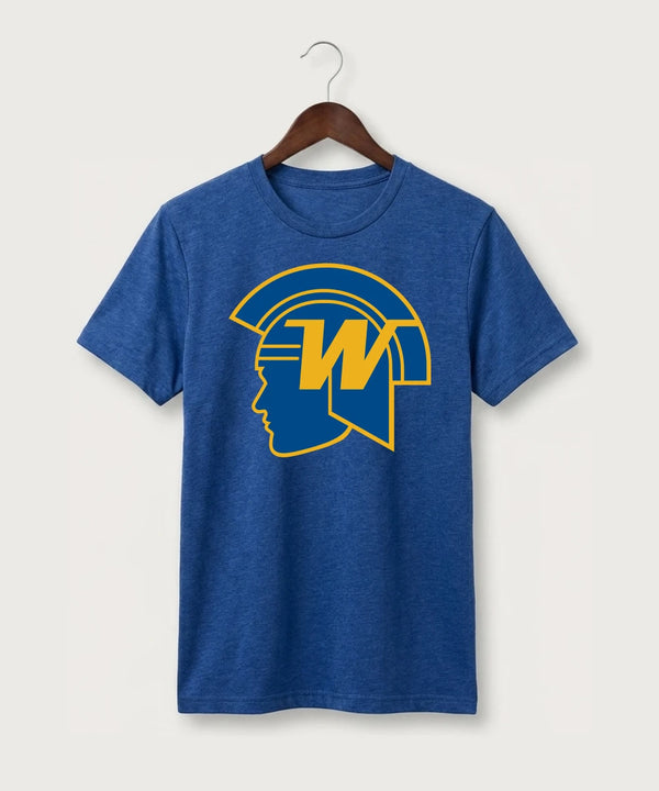 Wayzata High School Football (Boys) - True Royal Heather Sport-Tek PosiCharge Competitor Tee. ST350
