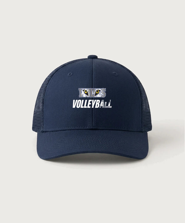 Walker Hackensack Akeley Volleyball (Girls) - True Navy/ True Navy Sport-Tek Club Trucker Cap STC46