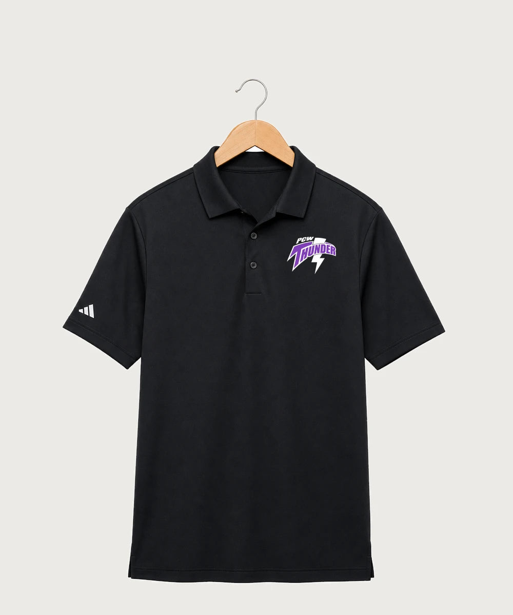Polk County West Football (Boys) - Black Polo