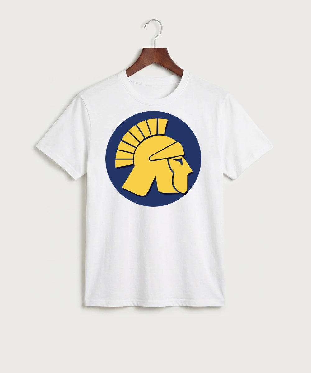 Wausau West High School Cheer - White Port & Co Core Cotton Tee. PC54