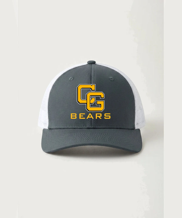 Clearbrook Gonvick High School Football (Boys) - Iron Grey/ White Sport-Tek Club Trucker Cap STC46