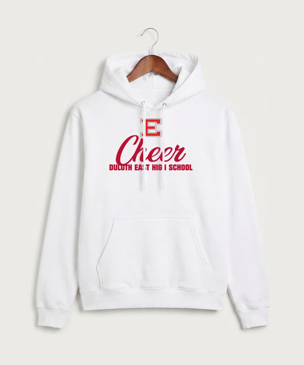 Duluth East High School Cheer (Coed) - White Hoodie Value