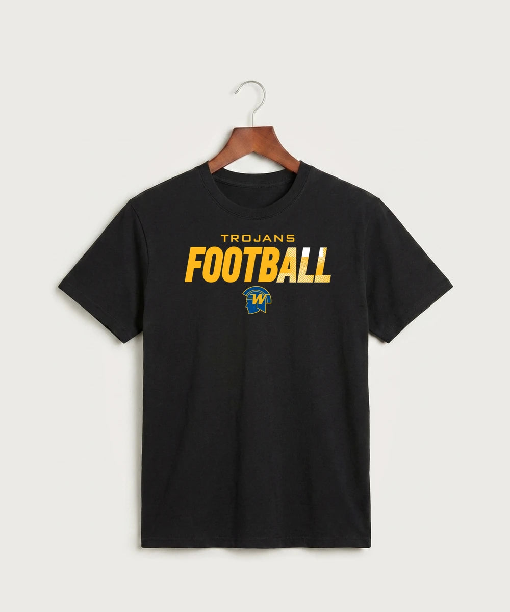 Wayzata High School Football (Boys) - Black Sport-Tek PosiCharge Competitor Tee. ST350