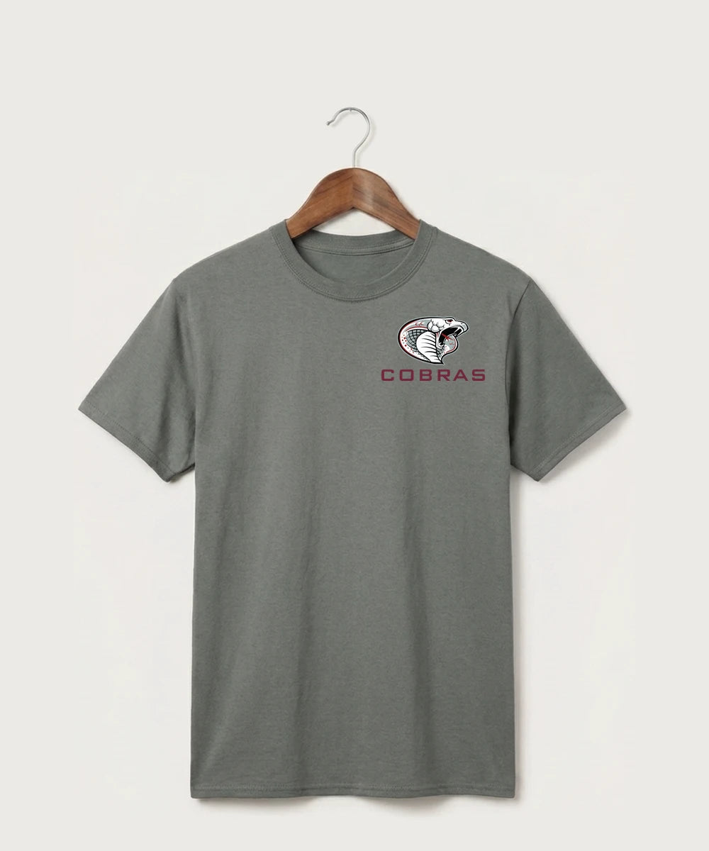 Triton High School Volleyball (Girls) - Medium Grey Port & Co Core Cotton Tee. PC54