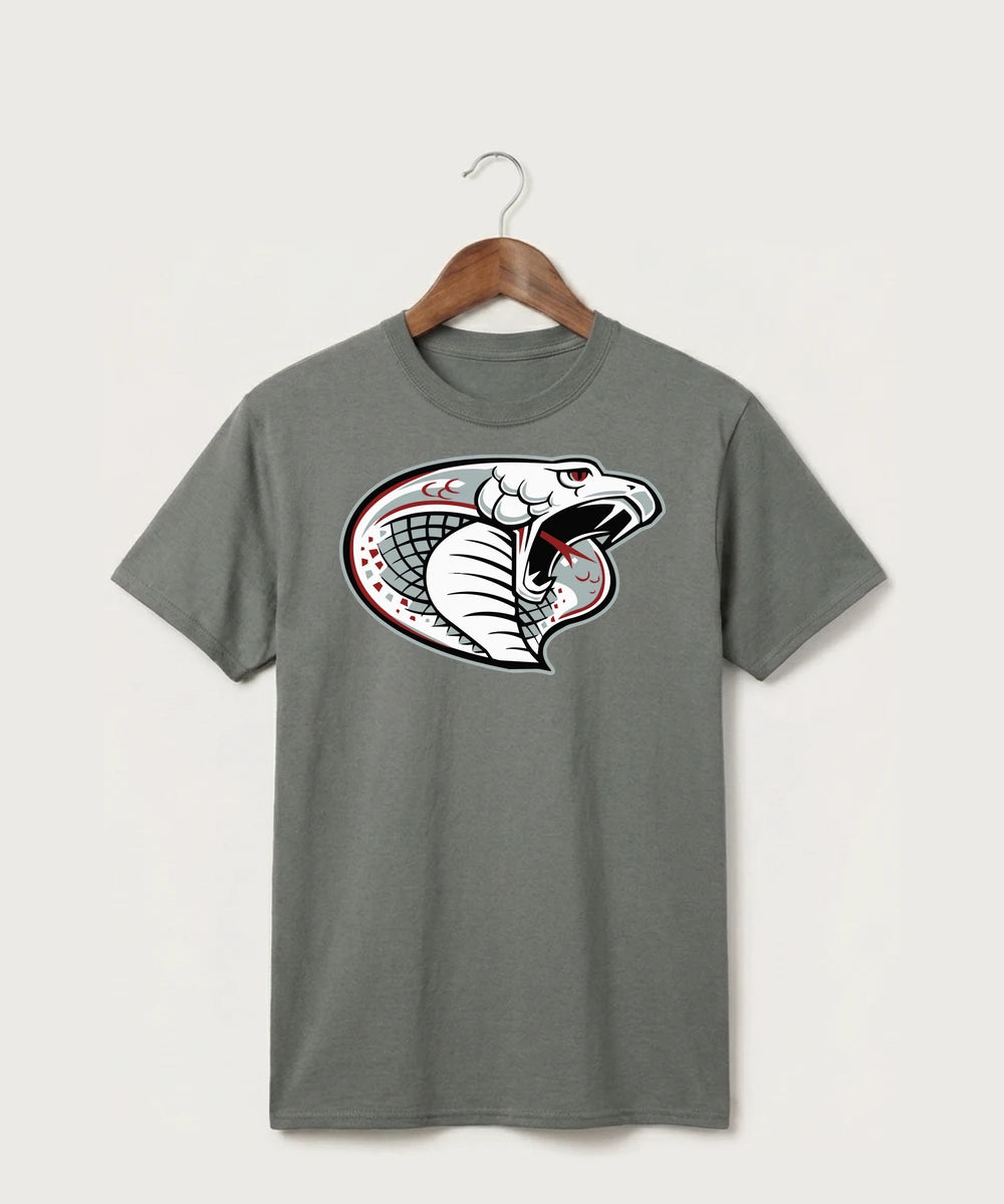 Triton High School Volleyball (Girls) - Medium Grey Port & Co Core Cotton Tee. PC54