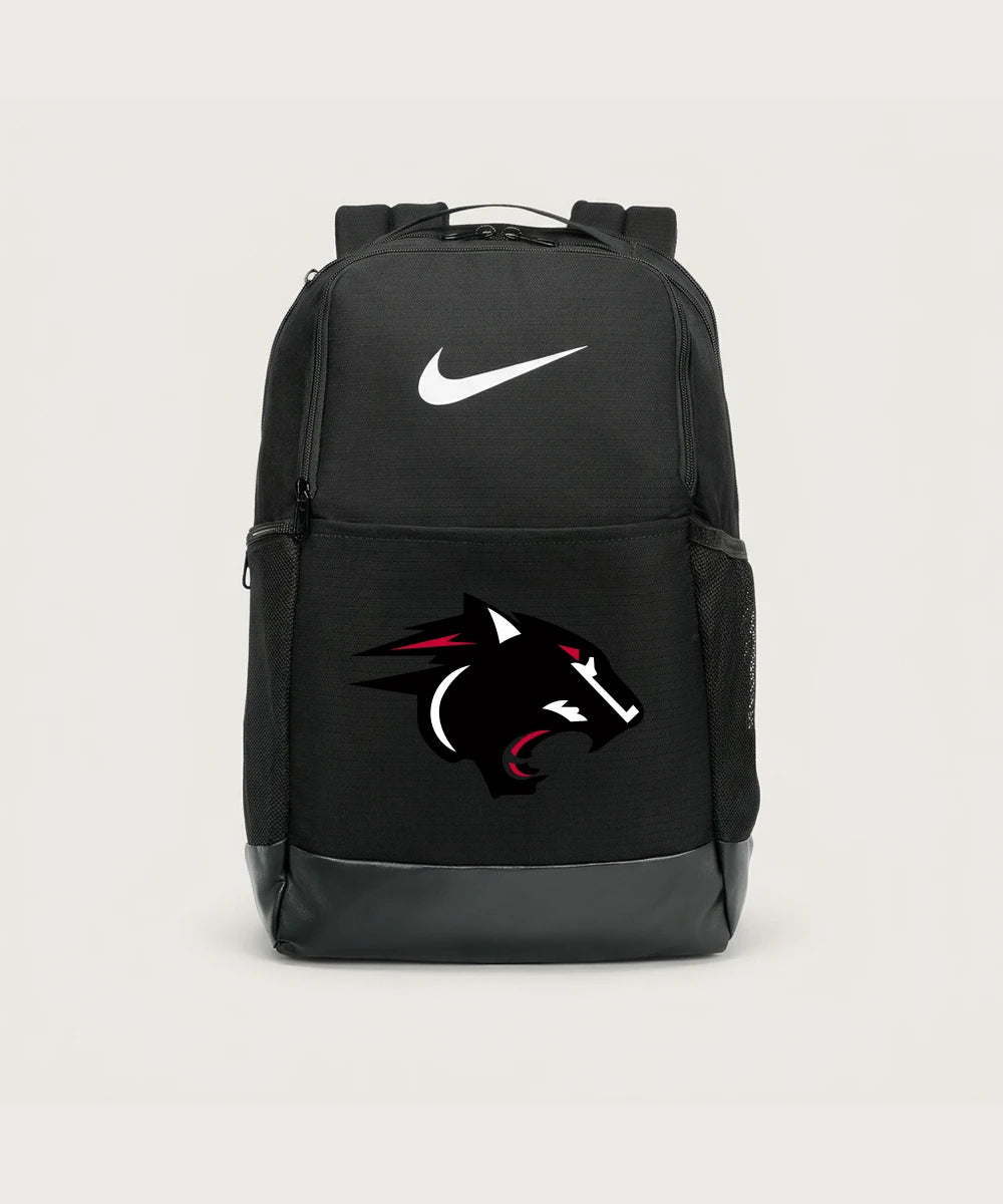 Nrheg Panthers High School Football (Boys) - Black Nike Brasilia Medium Backpack NKDH7709