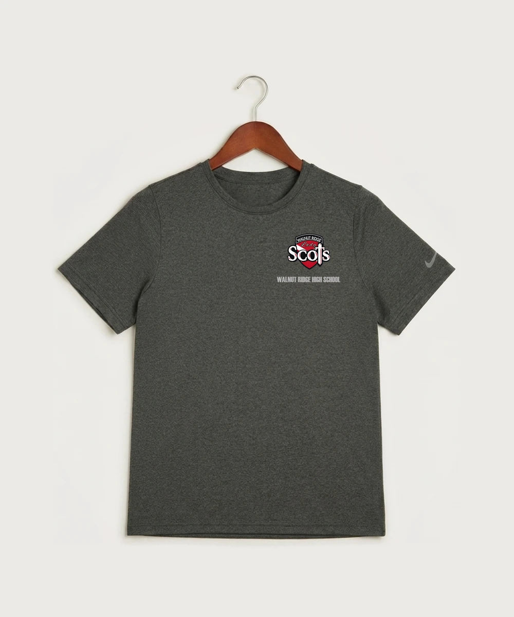 Walnut Ridge High School Basketball Team Store - Dark Smoke Heather Nike Youth Swoosh Sleeve rLegend Tee NKDX8787