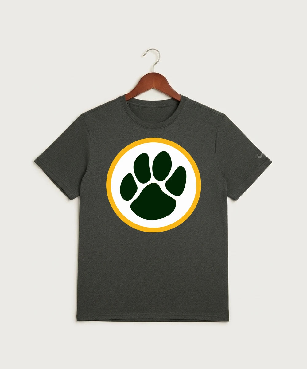 Ashwaubenon High School Football (Boys) (Sandbox) - Dark Smoke Heather Nike Swoosh Sleeve rLegend Tee NKDX8730
