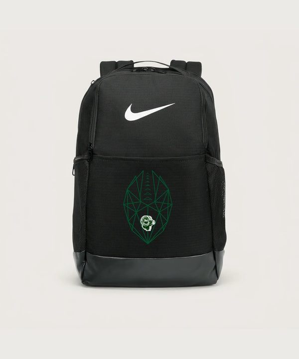 Roseau High School Football (Boys) - Black Nike Brasilia Medium Backpack NKDH7709