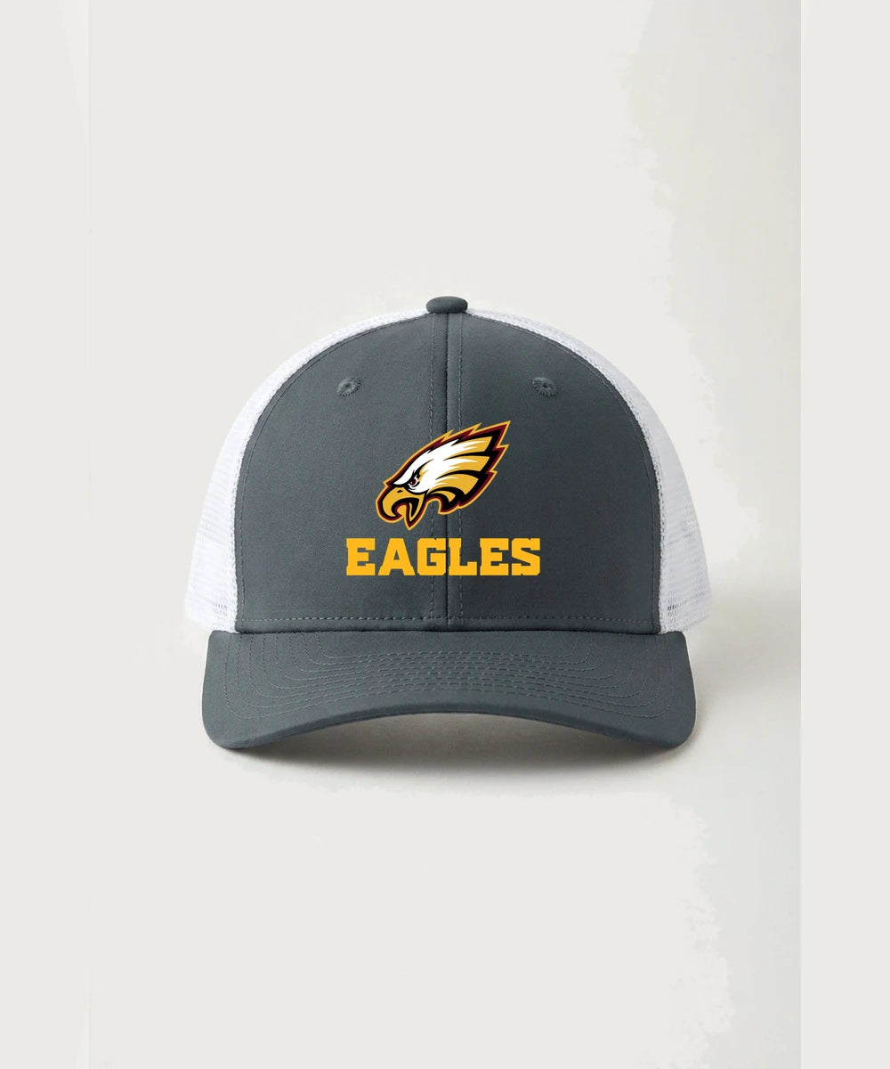 Dover-Eyota High School Volleyball (Girls) - Iron Grey/ White Sport-Tek Club Trucker Cap STC46