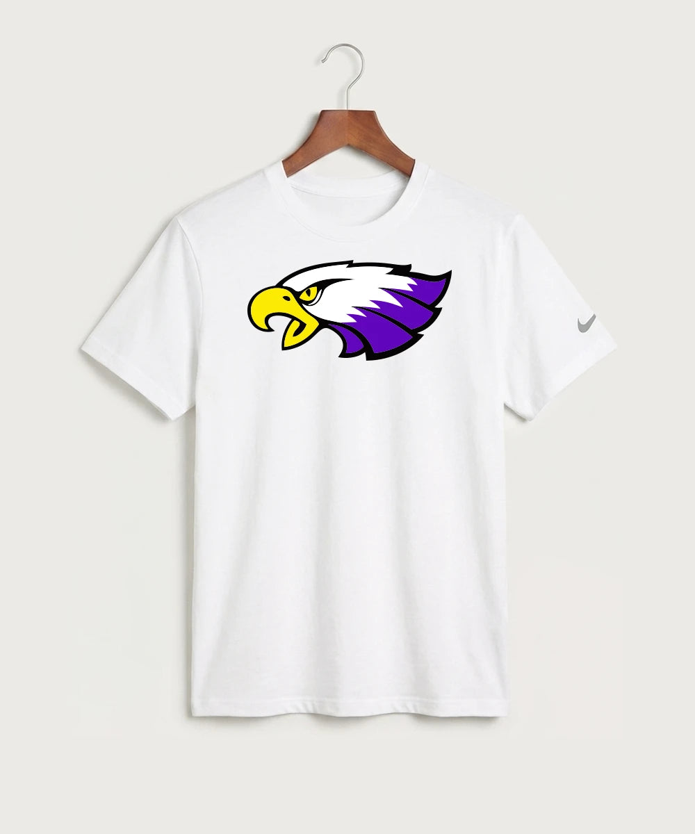 Red Wing High School Football - White Nike Swoosh Sleeve rLegend Tee NKDX8730