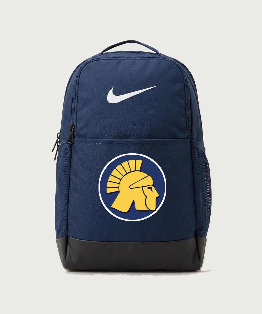 Wausau West High School Cheer - Midnight Navy Nike Brasilia Medium Backpack NKDH7709