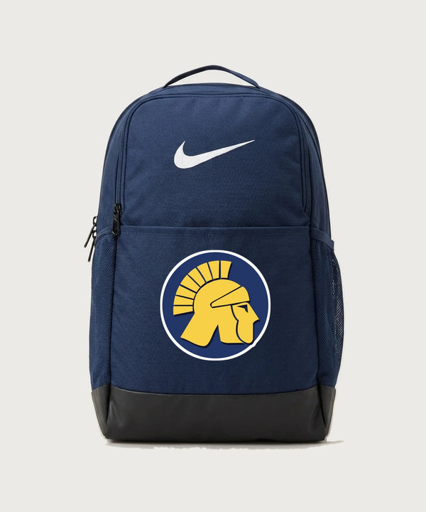 Wausau West High School Cheer - Midnight Navy Nike Brasilia Medium Backpack NKDH7709