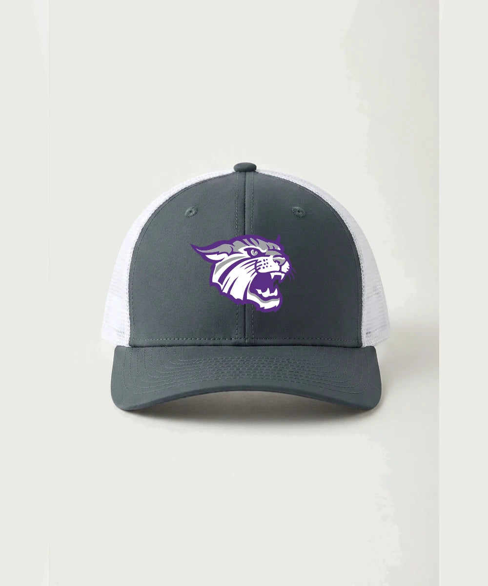 Goodhue High School Volleyball (Girls) - Iron Grey/ White Sport-Tek Club Trucker Cap STC46