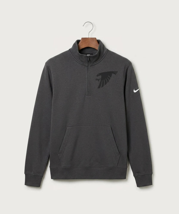 GF E2E Test 04 Baseball - Anthracite Nike Club Fleece Sleeve Swoosh 1/2-Zip NKDX6718