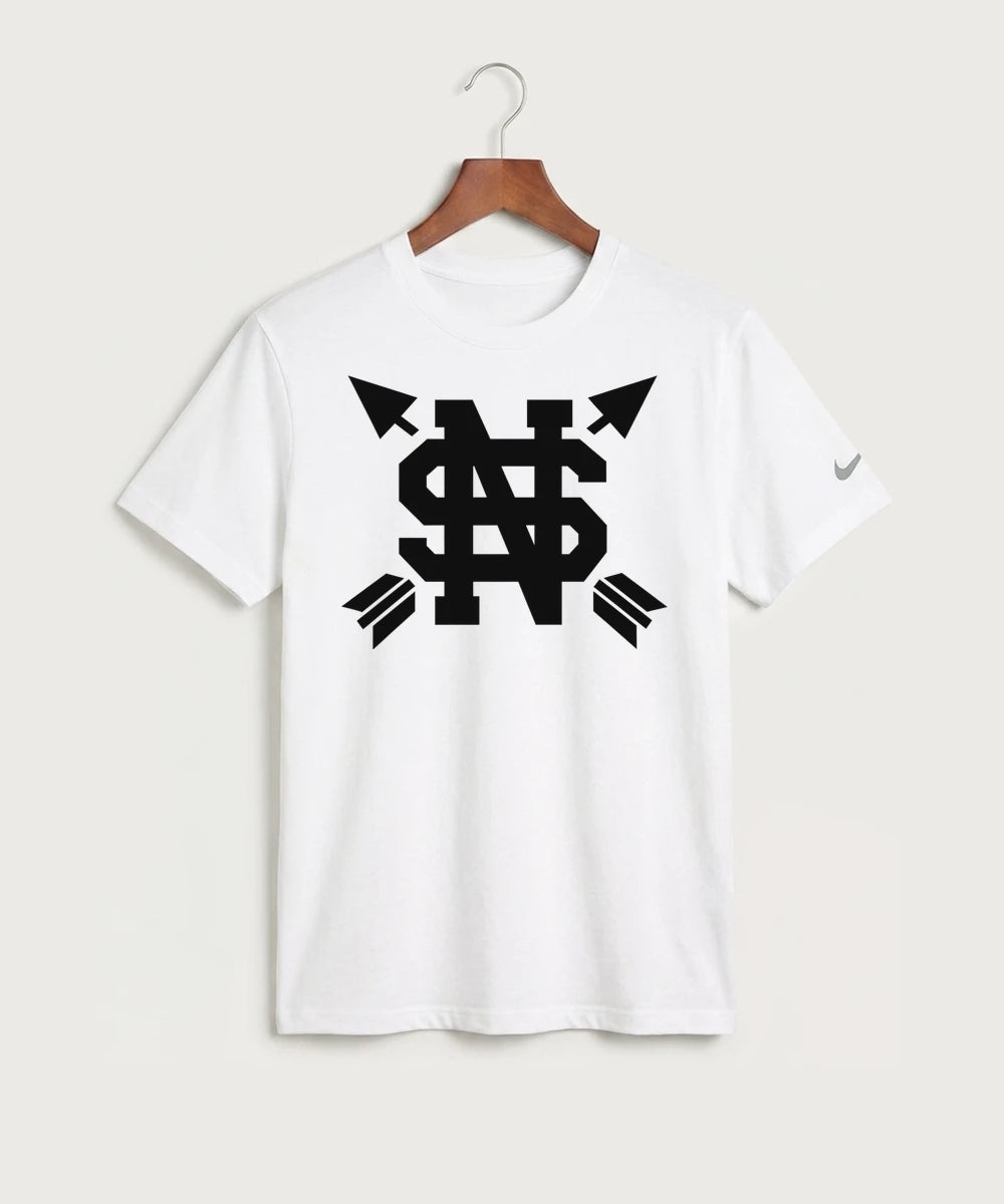 GF E2E Test 06 Girls Golf - White Nike Swoosh Sleeve rLegend Tee NKDX8730