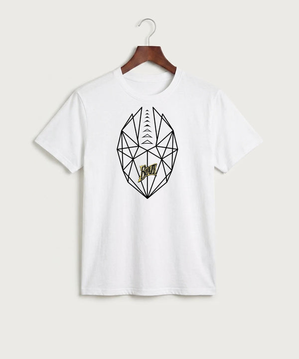 Burnsville High School Football (Boys) - White Port & Co Core Cotton Tee. PC54