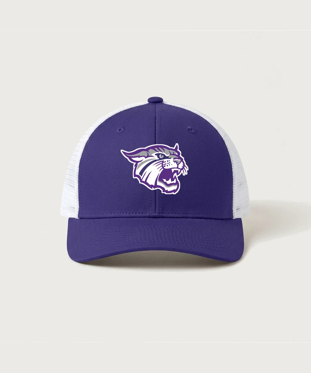 Goodhue High School Volleyball (Girls) - Purple/ White Sport-Tek Club Trucker Cap STC46