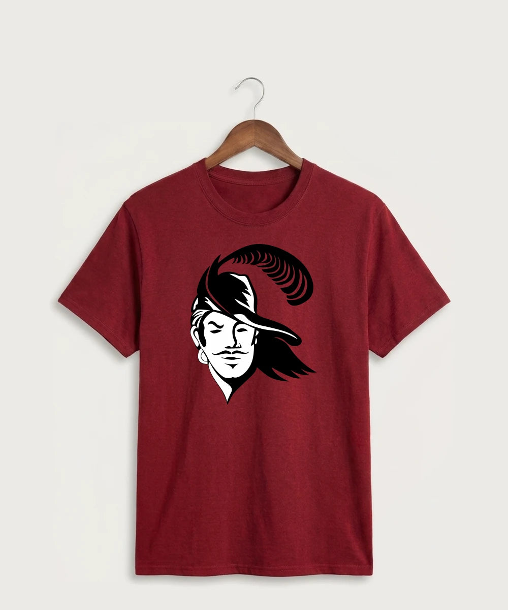 Border West Football (Boys) - Cardinal Port & Co Core Cotton Tee. PC54