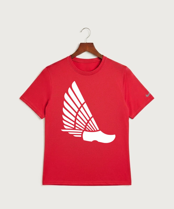 Edgerton High School Band Team Store - University Red Nike Swoosh Sleeve rLegend Tee NKDX8730