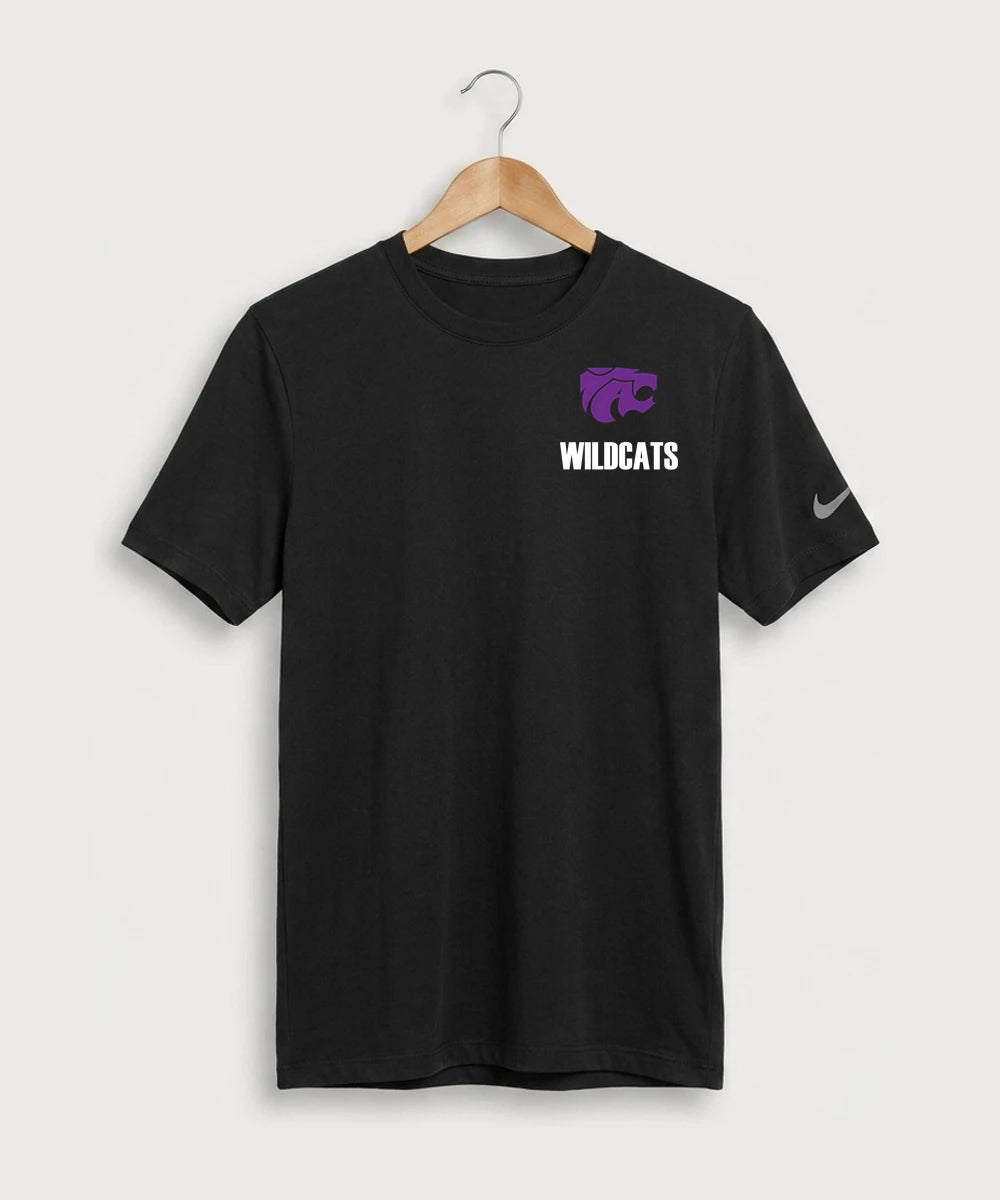 Axtell High School Basketball (Girls) Team Store - Black Nike Swoosh Sleeve rLegend Tee NKDX8730