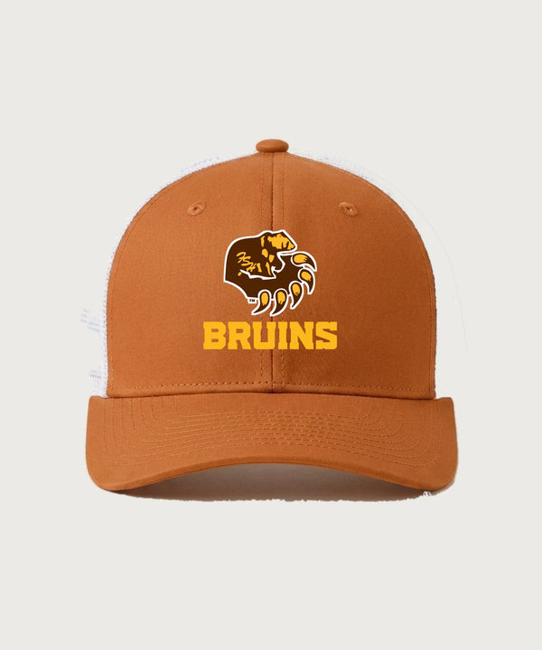 Fargo South High School Volleyball (Girls) - Texas Orange/ White Sport-Tek Club Trucker Cap STC46