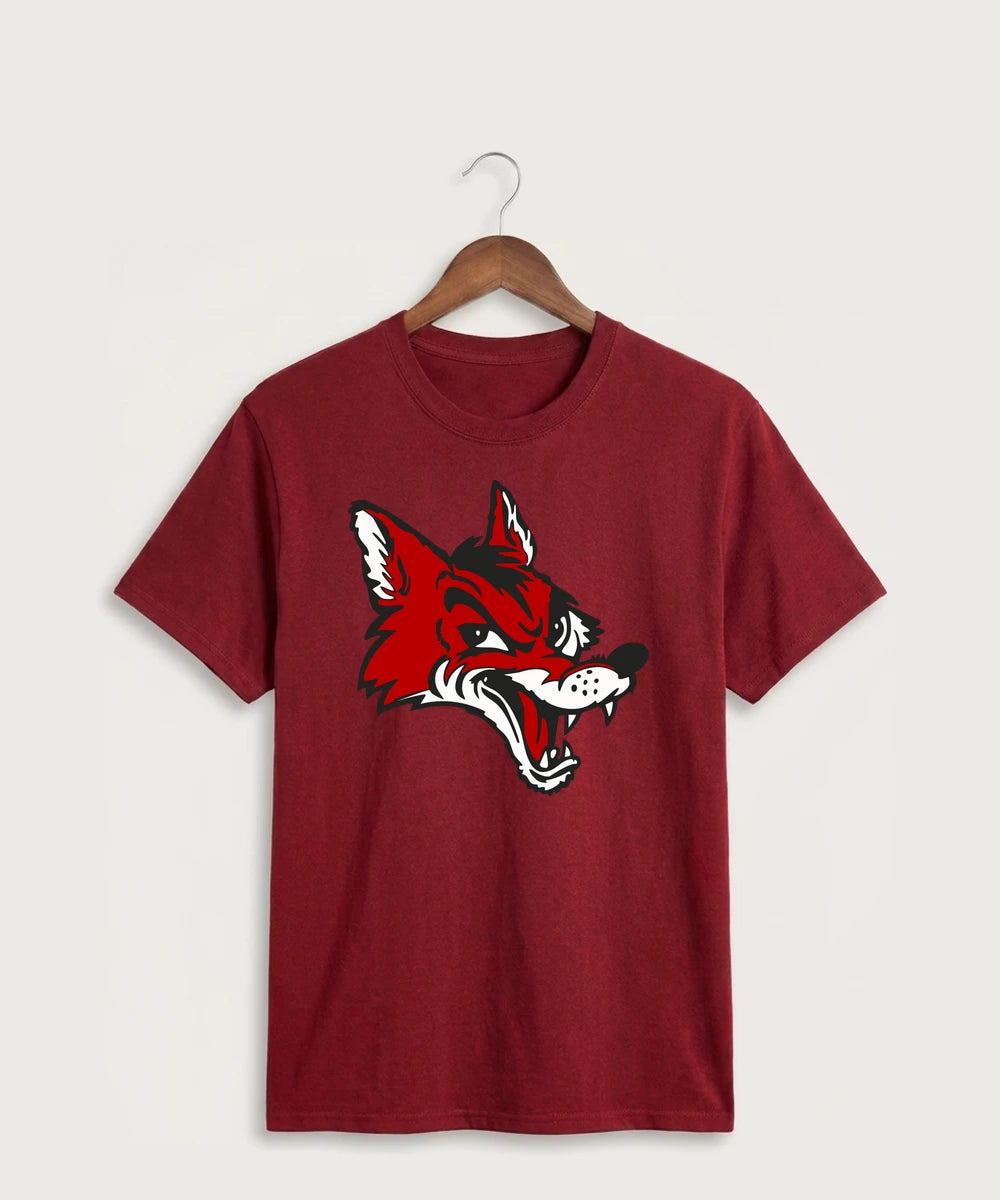 Ely Memorial High School Volleyball (Girls) - Cardinal Port & Co Core Cotton Tee. PC54
