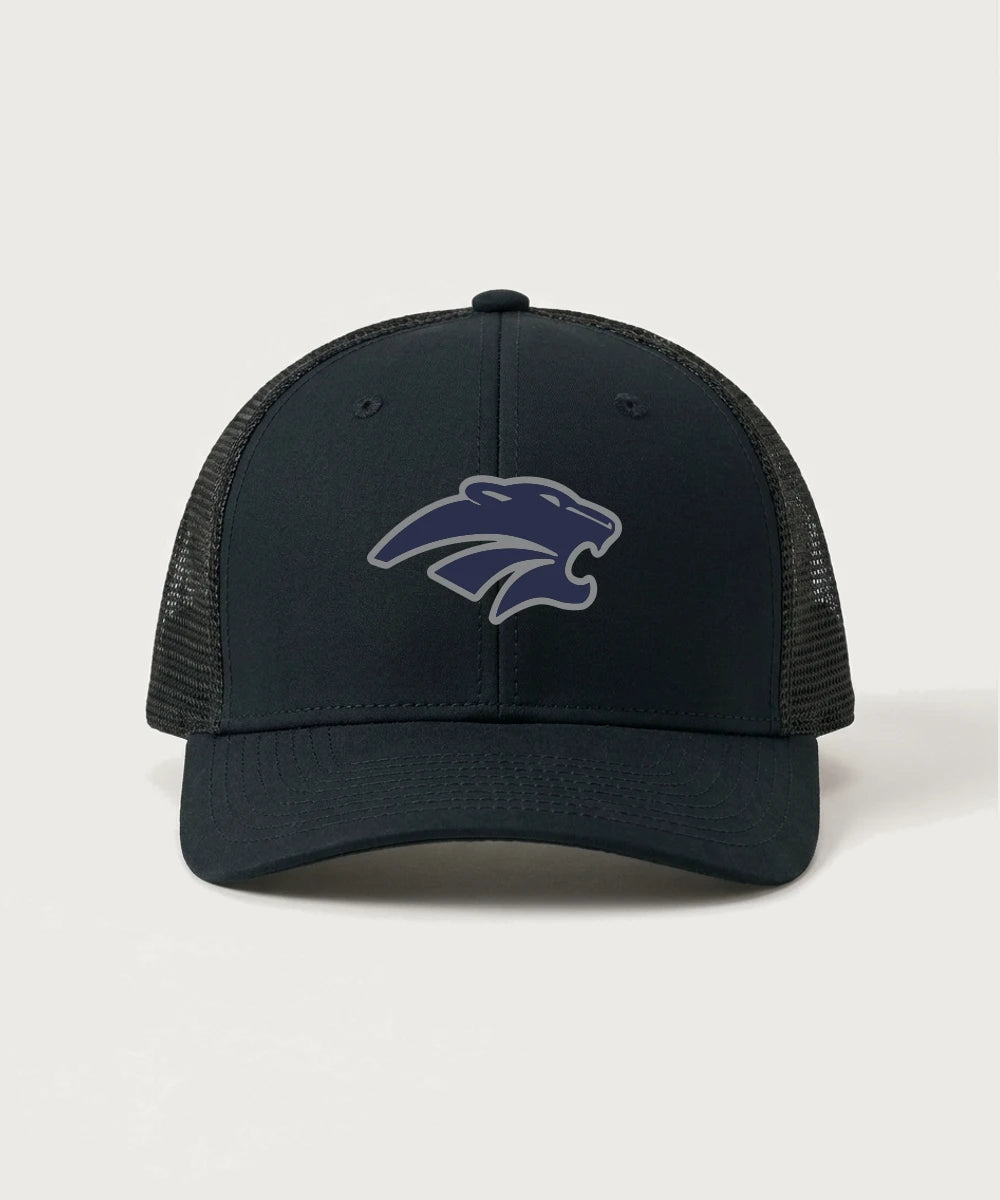 Zumbrota Mazeppa High School Volleyball (Girls) - Black/ Black Sport-Tek Club Trucker Cap STC46