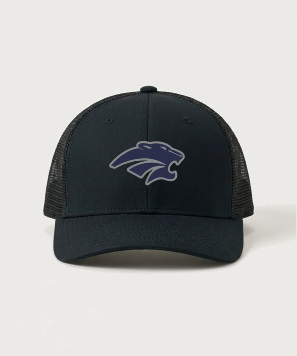 Zumbrota Mazeppa High School Volleyball (Girls) - Black/ Black Sport-Tek Club Trucker Cap STC46