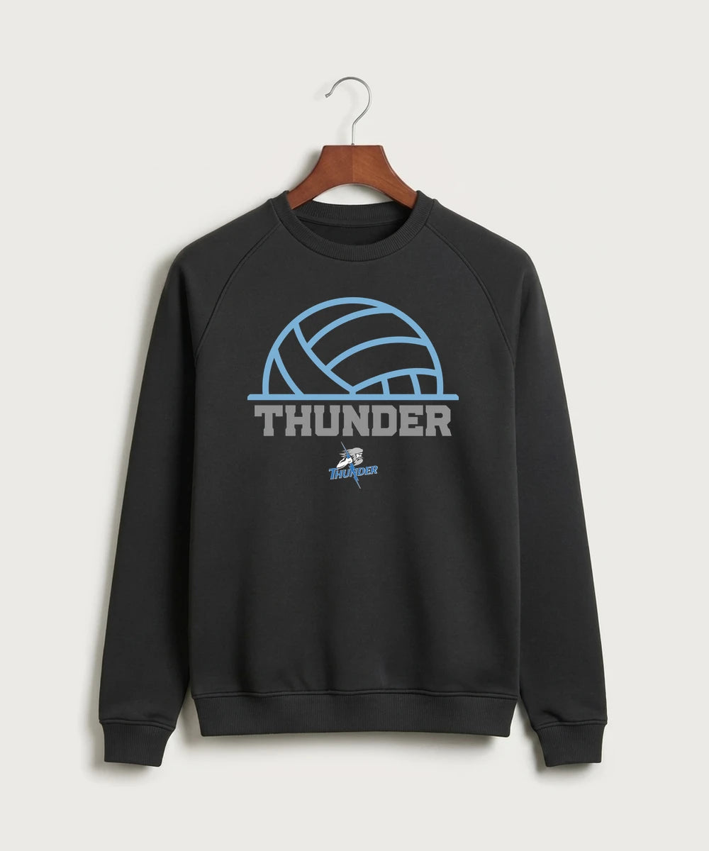 Long Prairie Grey Eagle High School Volleyball (Girls) - Black Crewneck