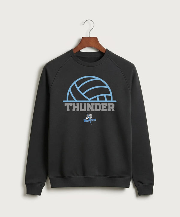 Long Prairie Grey Eagle High School Volleyball (Girls) - Black Crewneck