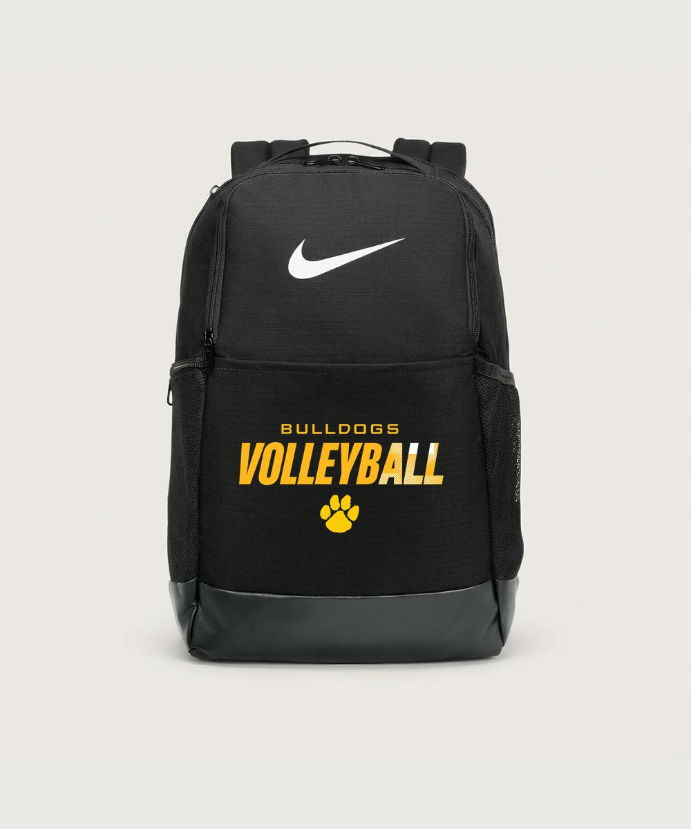 Plainview Elgin Millville H S Volleyball (Girls) - Black Nike Brasilia Medium Backpack NKDH7709