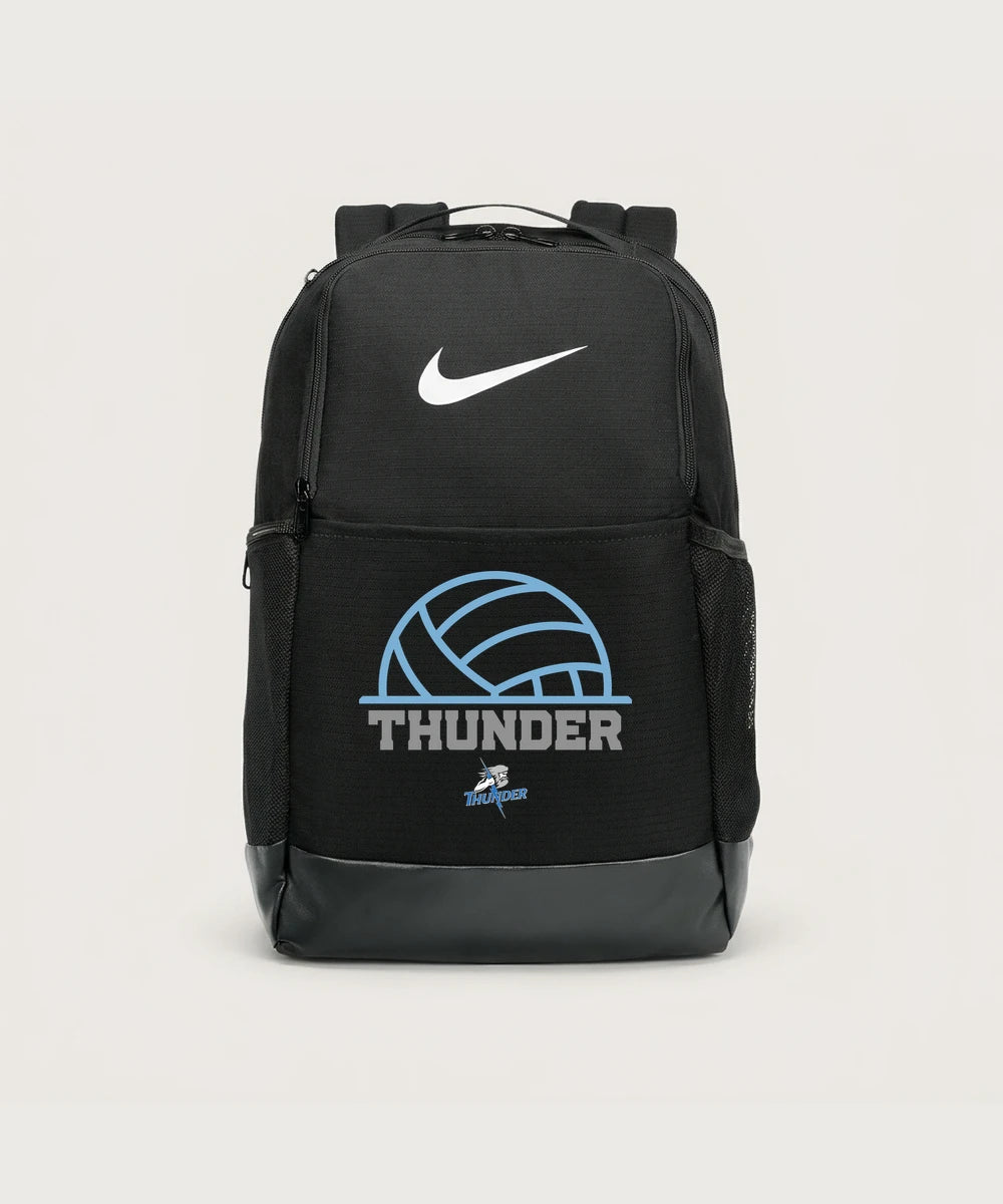 Long Prairie Grey Eagle High School Volleyball (Girls) - Black Nike Brasilia Medium Backpack NKDH7709