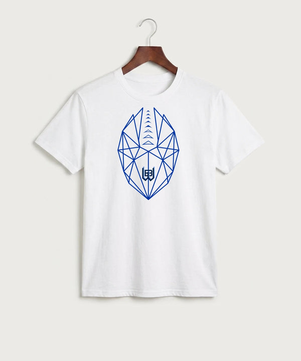 West Bend West High School Football - White Port & Co Core Cotton Tee. PC54