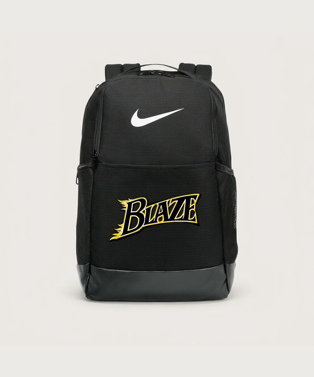 Burnsville High School Football (Boys) - Black Nike Brasilia Medium Backpack NKDH7709