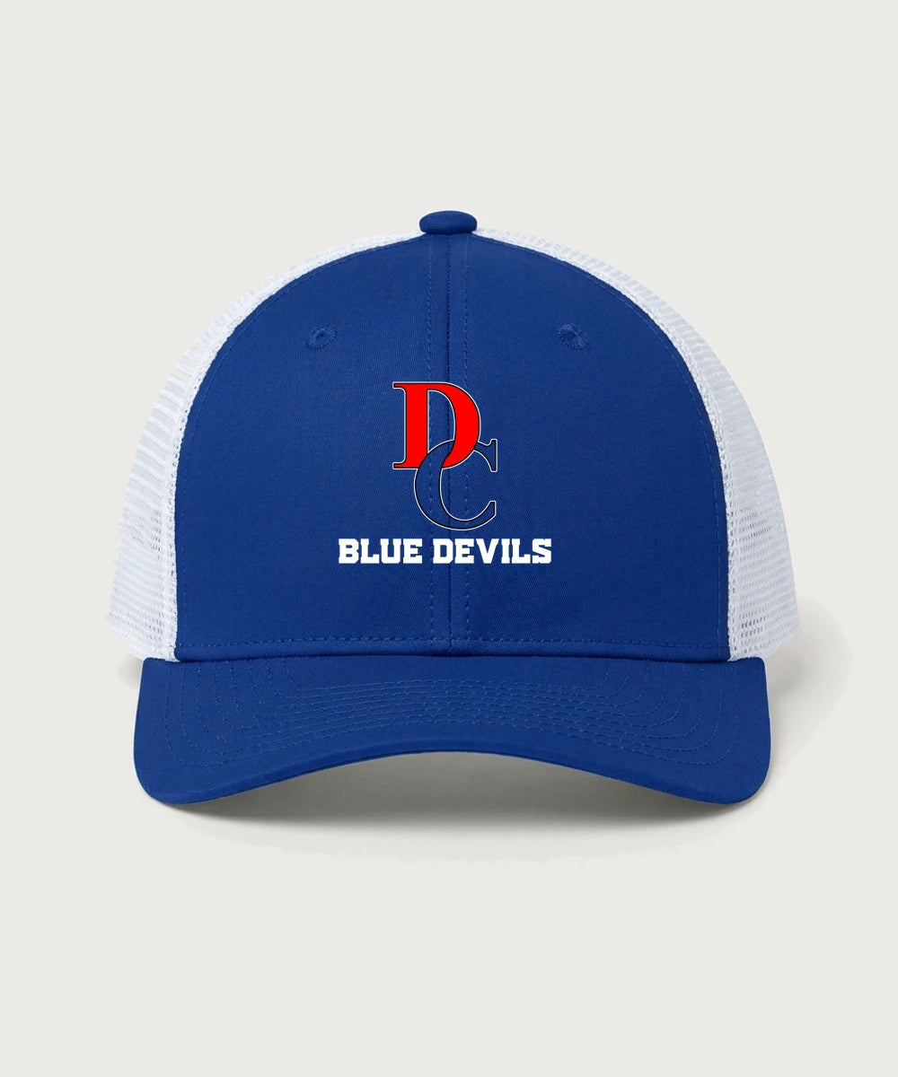 Davenport Central High School Volleyball (Girls) - True Royal/ White Sport-Tek Club Trucker Cap STC46