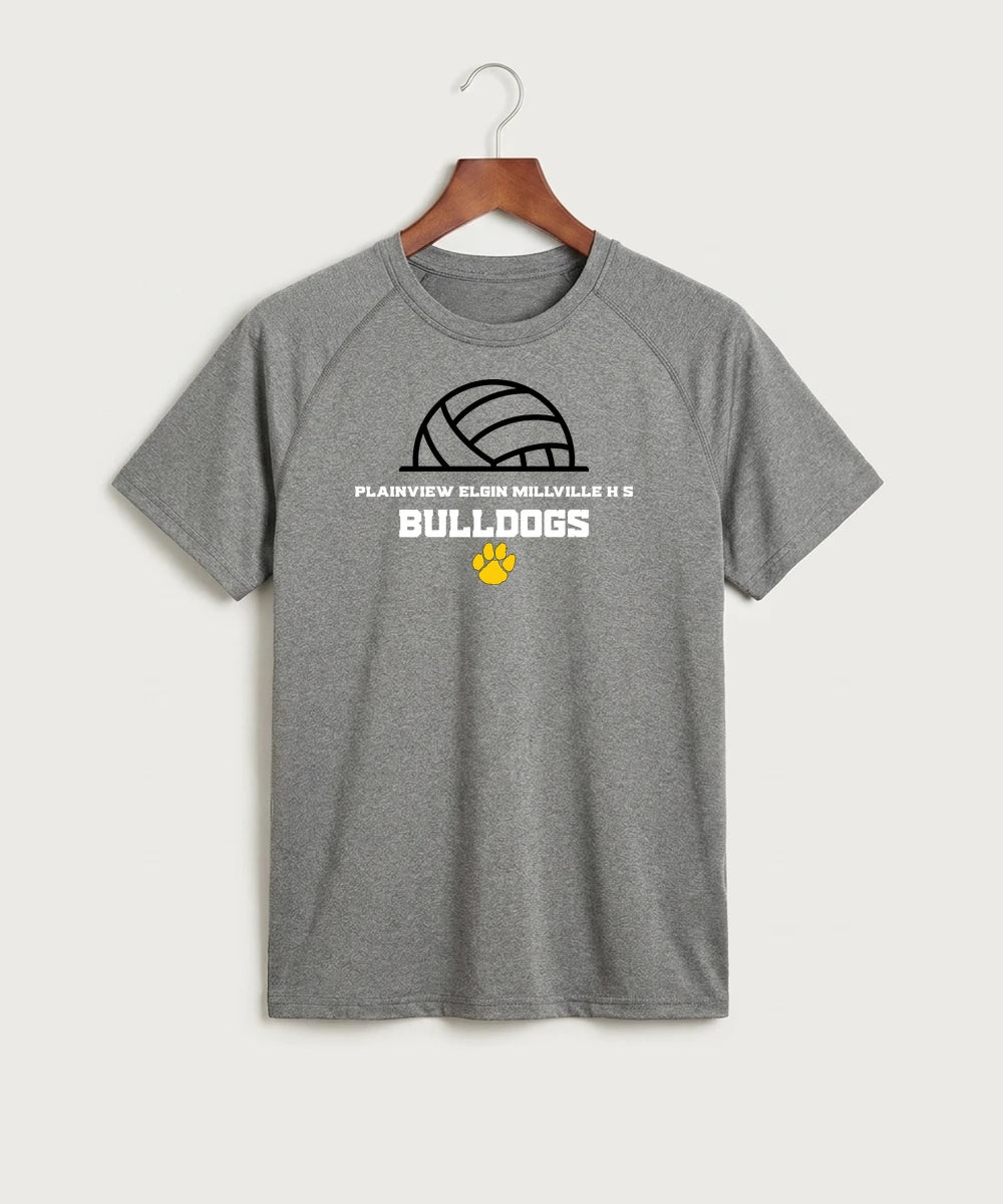 Plainview Elgin Millville H S Volleyball (Girls) - Gray Tee