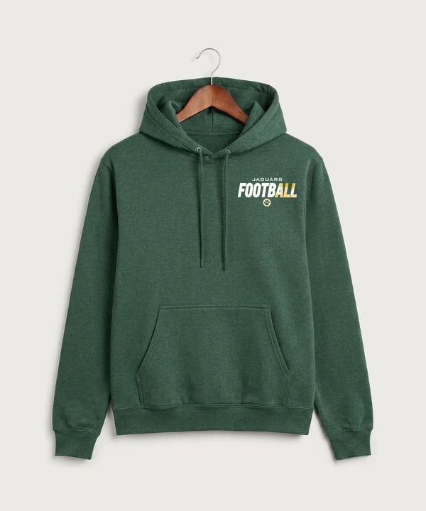 Ashwaubenon High School Football (Boys) (Sandbox) - Forest Green Heather Port & Co Core Fleece Pullover Hooded Sweatshirt. PC78H