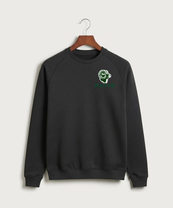 Roseau High School Football (Boys) - Black Crewneck