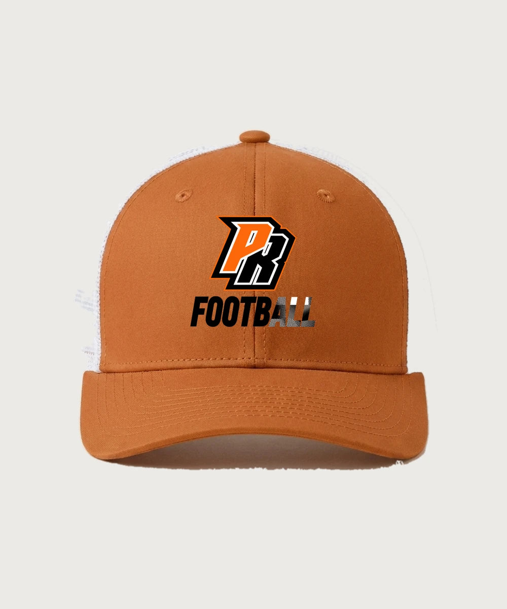 Park Rapids Area High School Football (Boys) - Texas Orange/ White Sport-Tek Club Trucker Cap STC46