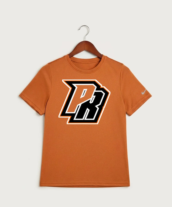 Park Rapids Area High School Football (Boys) - Desert Orange Nike Youth Swoosh Sleeve rLegend Tee NKDX8787