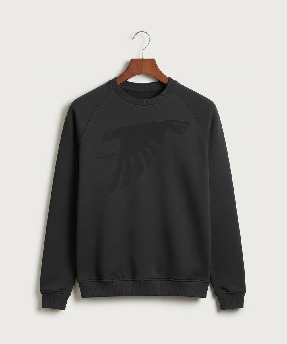 GF E2E Test 04 Baseball - Black Crewneck