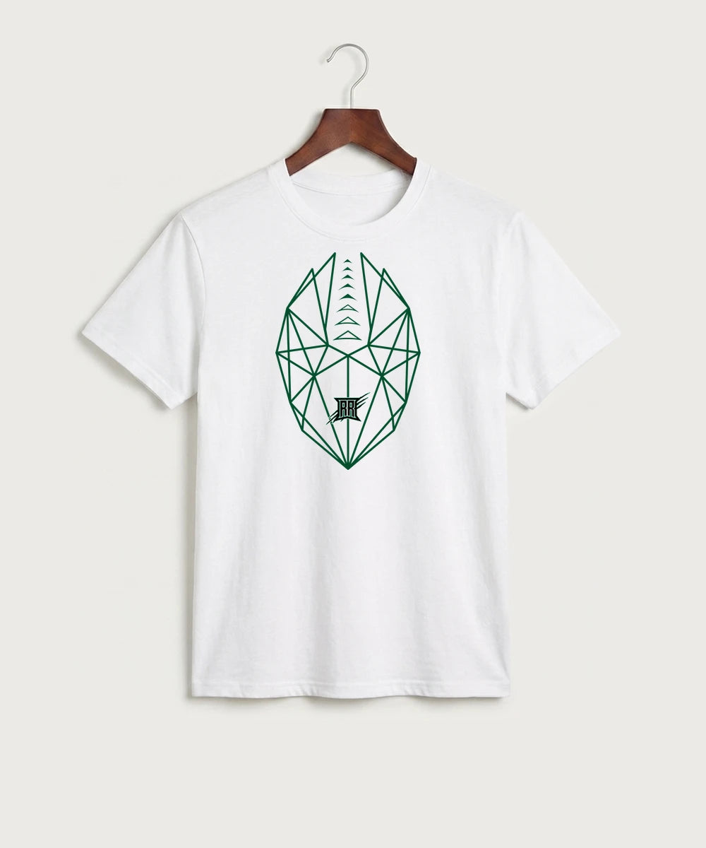 Rock Ridge High School Football (Boys) - White Port & Co Core Cotton Tee. PC54